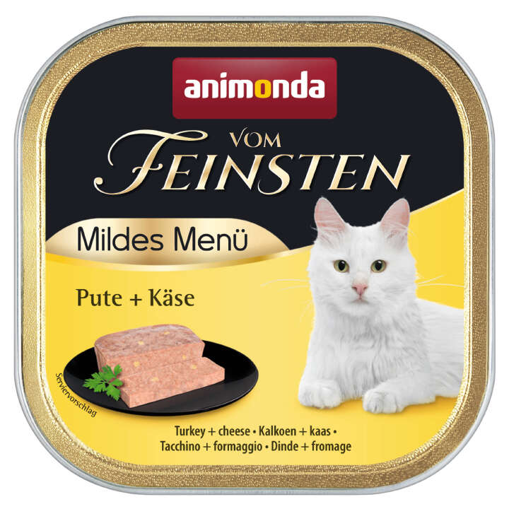 animonda Katzen-Nassfutter Vom Feinsten Pute + Käse